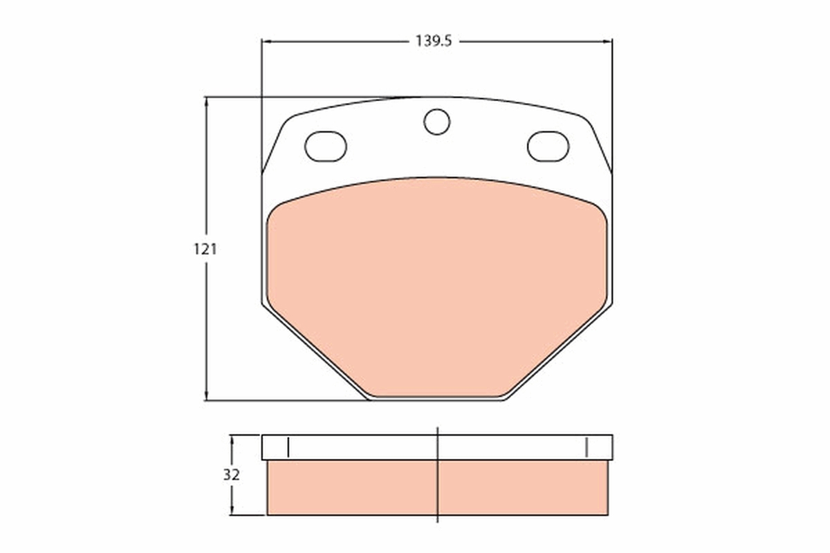 Remblokset TRW GDB5097