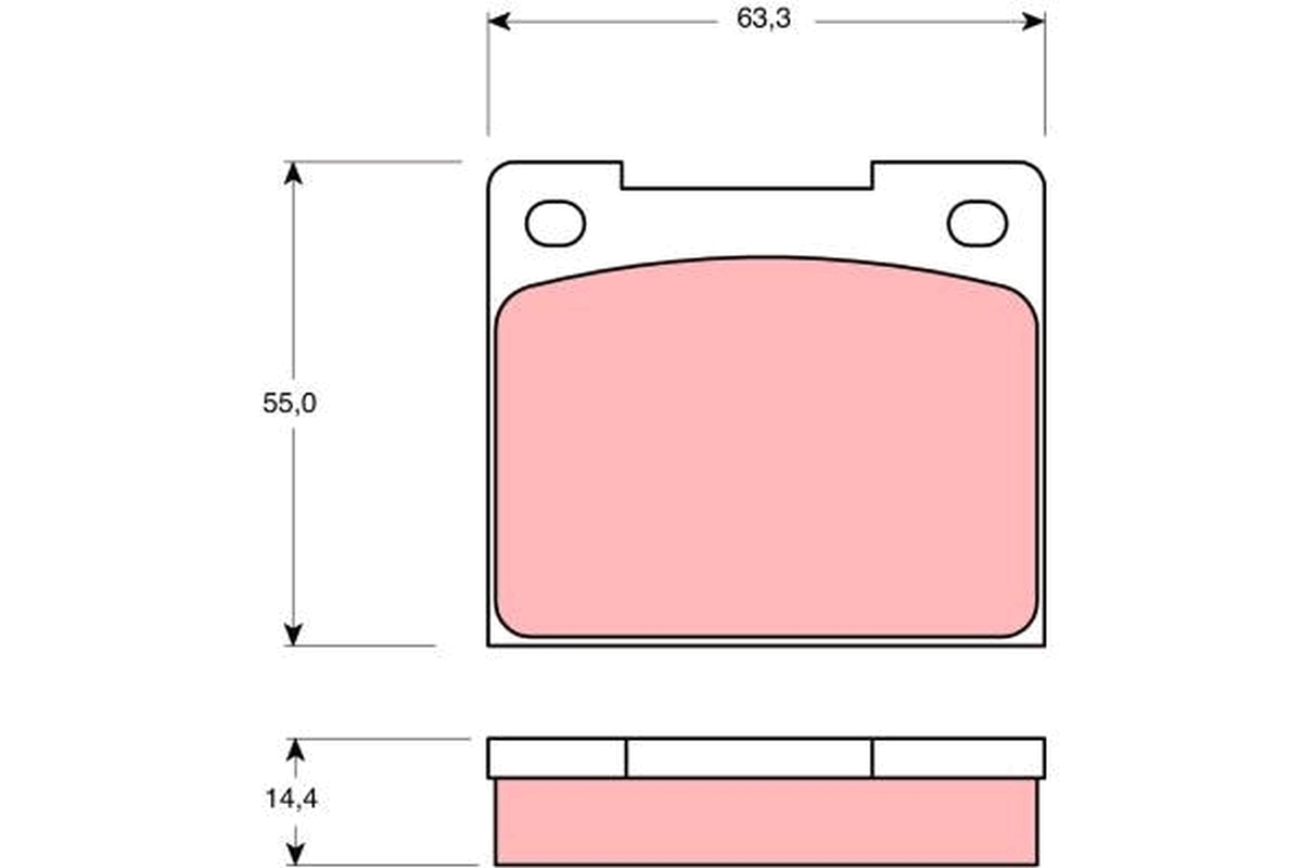 Remblokset TRW GDB533