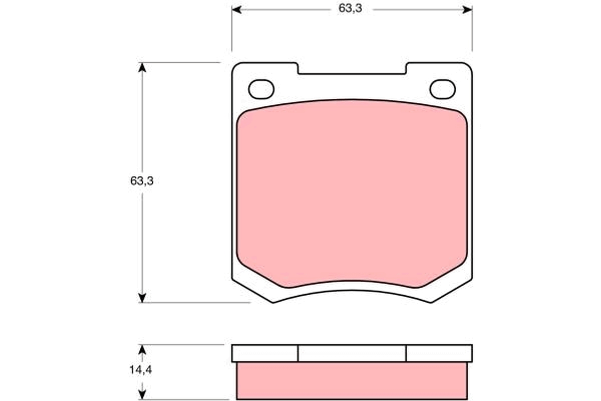 Remblokset TRW GDB535