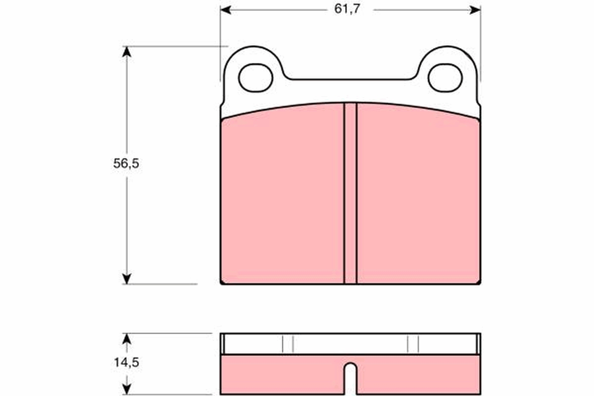 Remblokset TRW GDB656