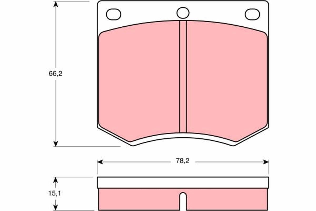 Remblokset TRW GDB660