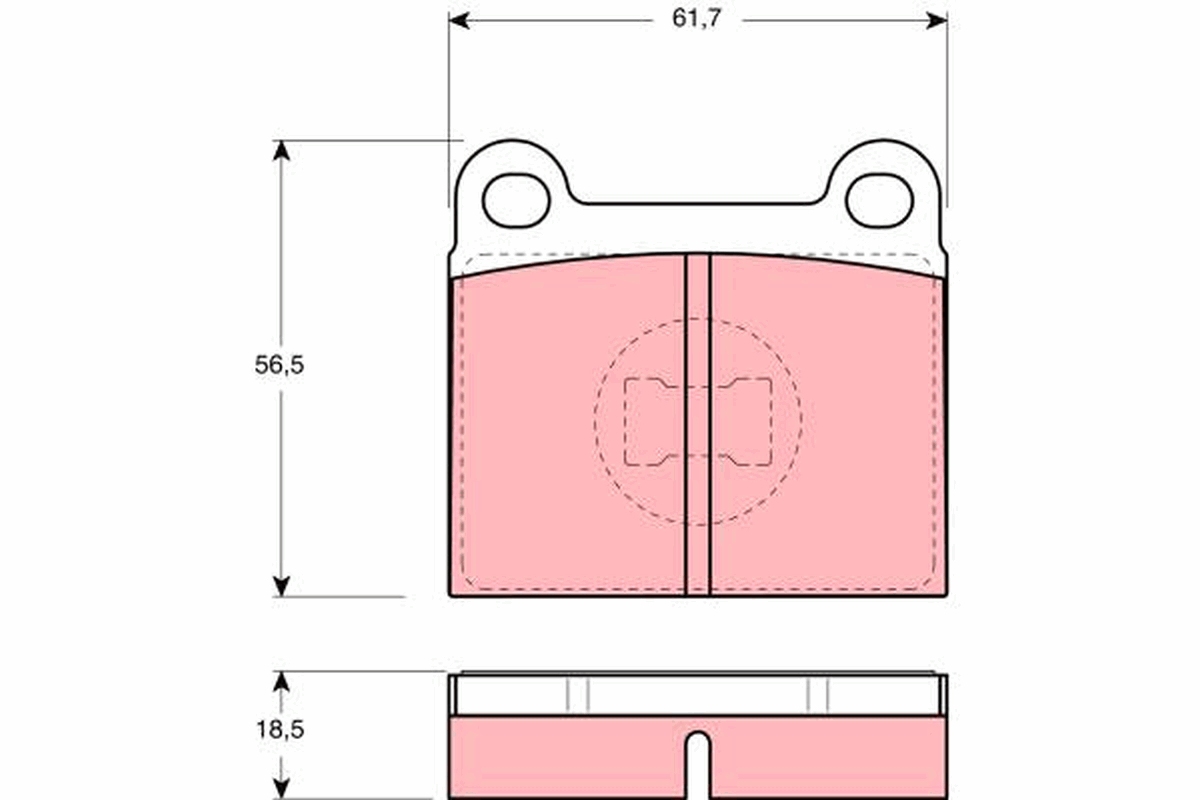 Remblokset TRW GDB663