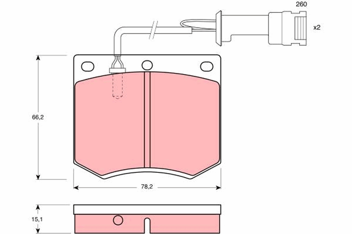 Remblokset TRW GDB693