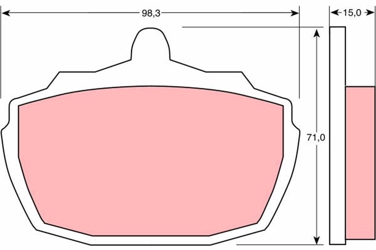 Remblokset TRW GDB752