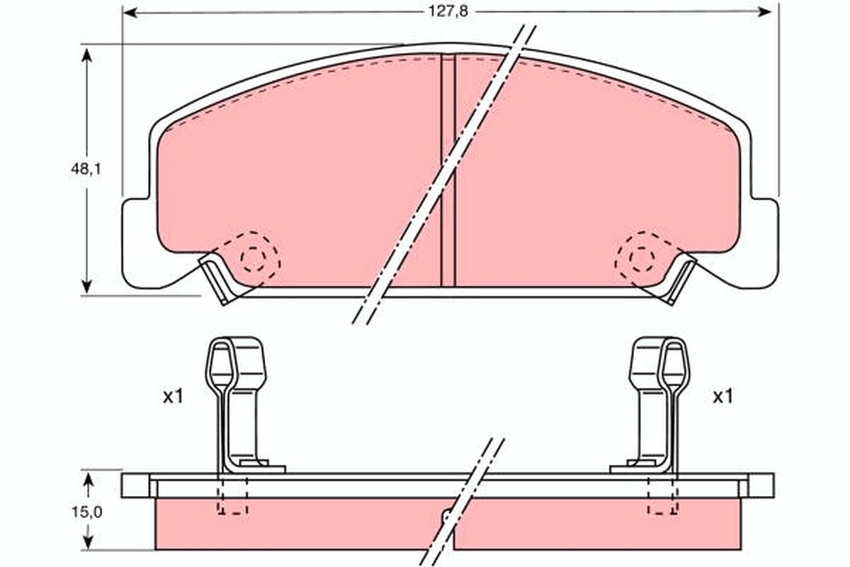 Remblokset TRW GDB764