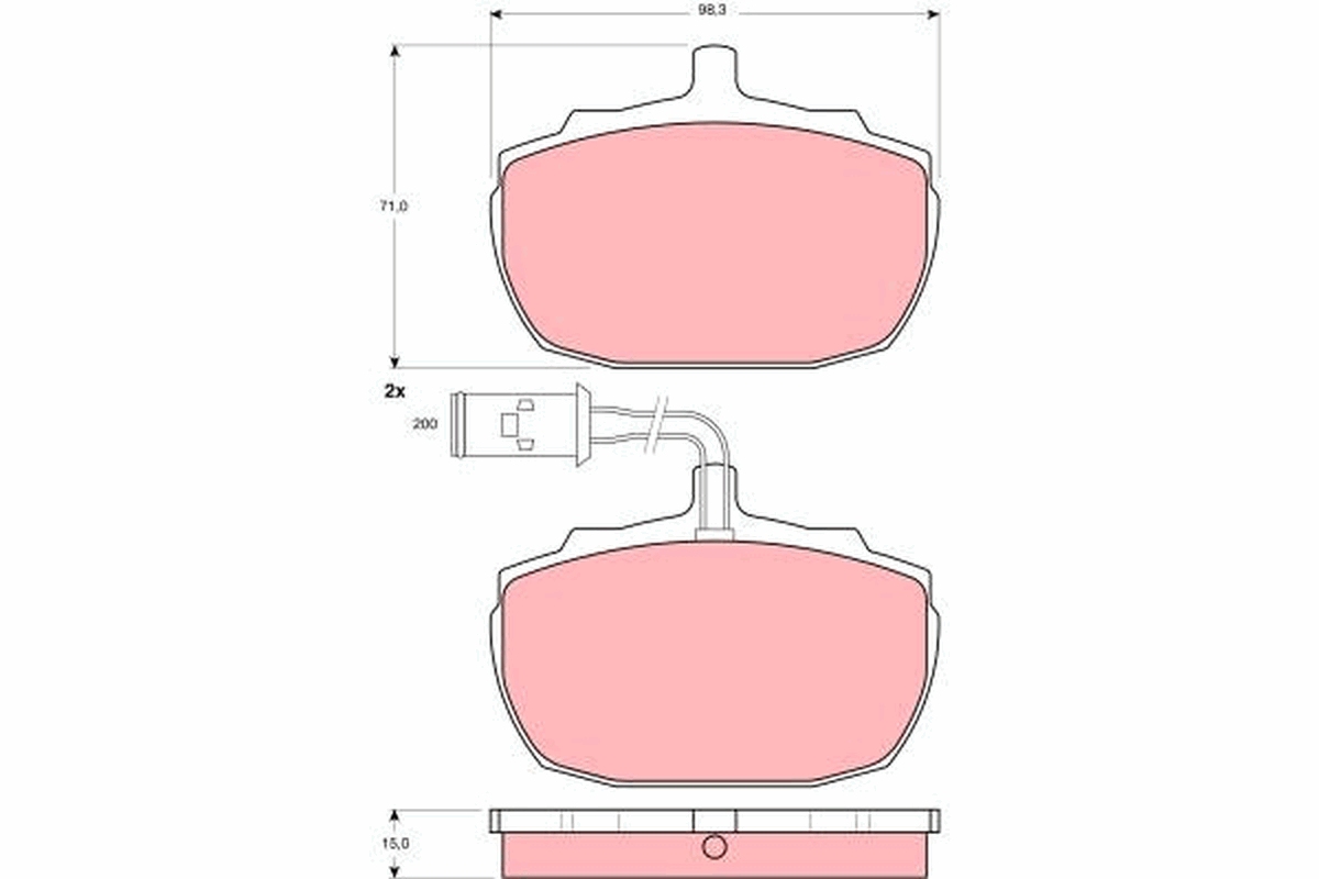 Remblokset TRW GDB771