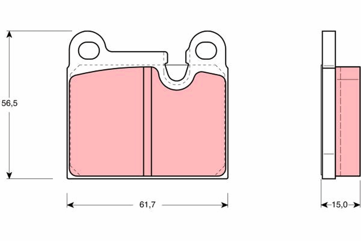 Remblokset TRW GDB919