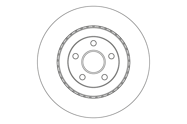 Remschijf TRW DF6569S