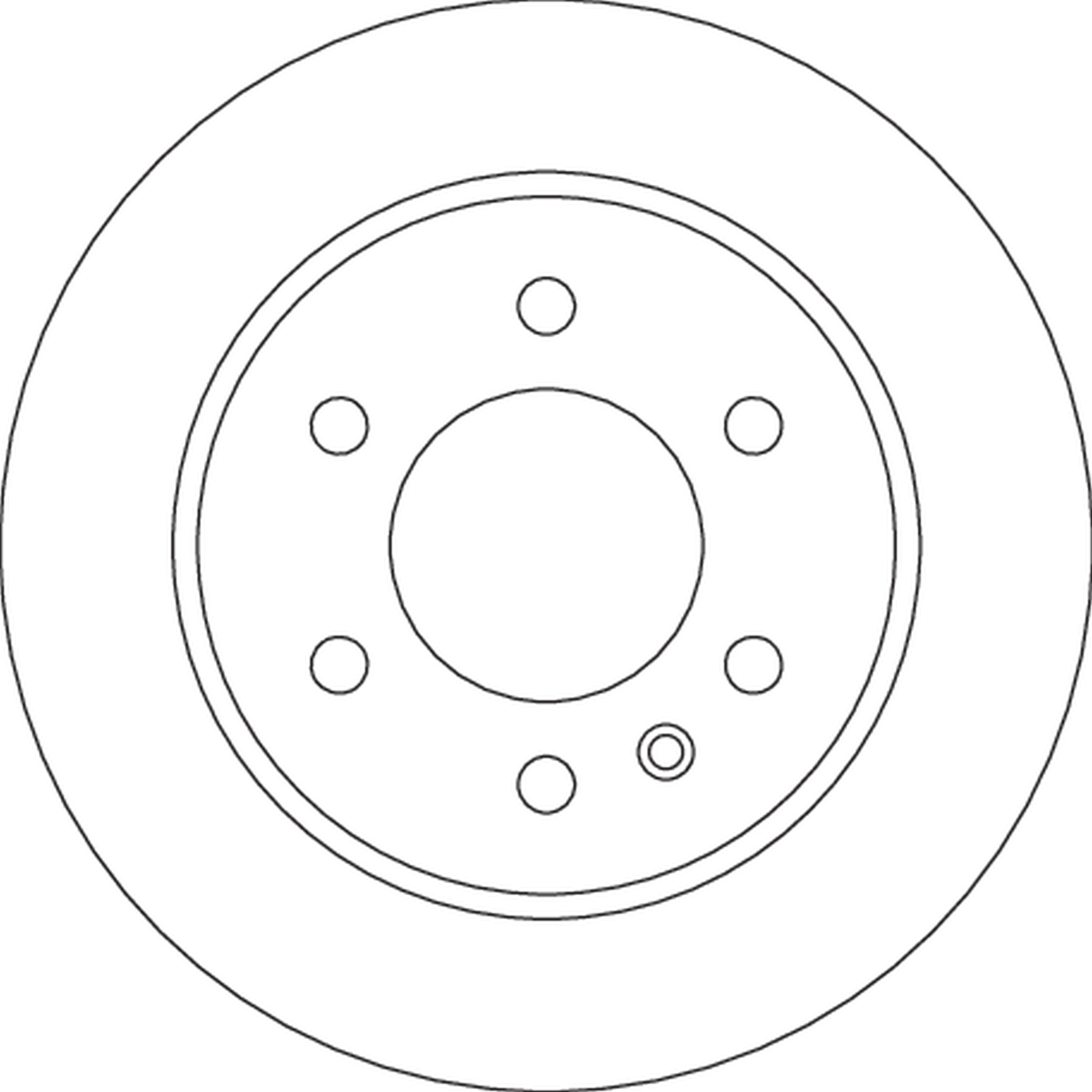 Remschijven TRW DF6596S
