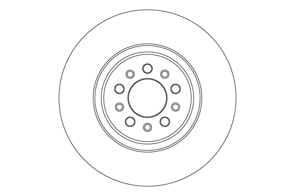 Remschijf TRW DF6837S
