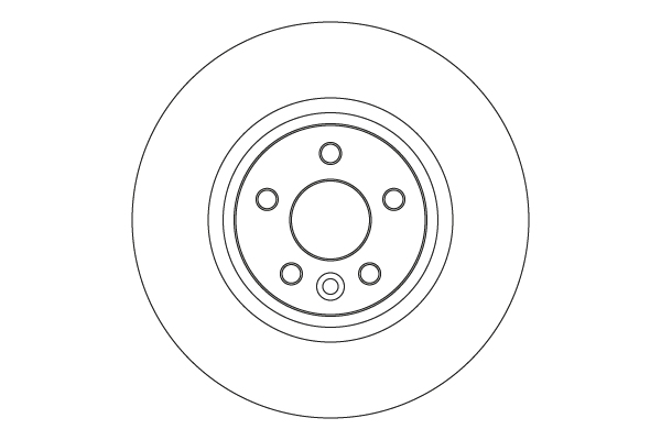 Remschijf TRW DF6848S