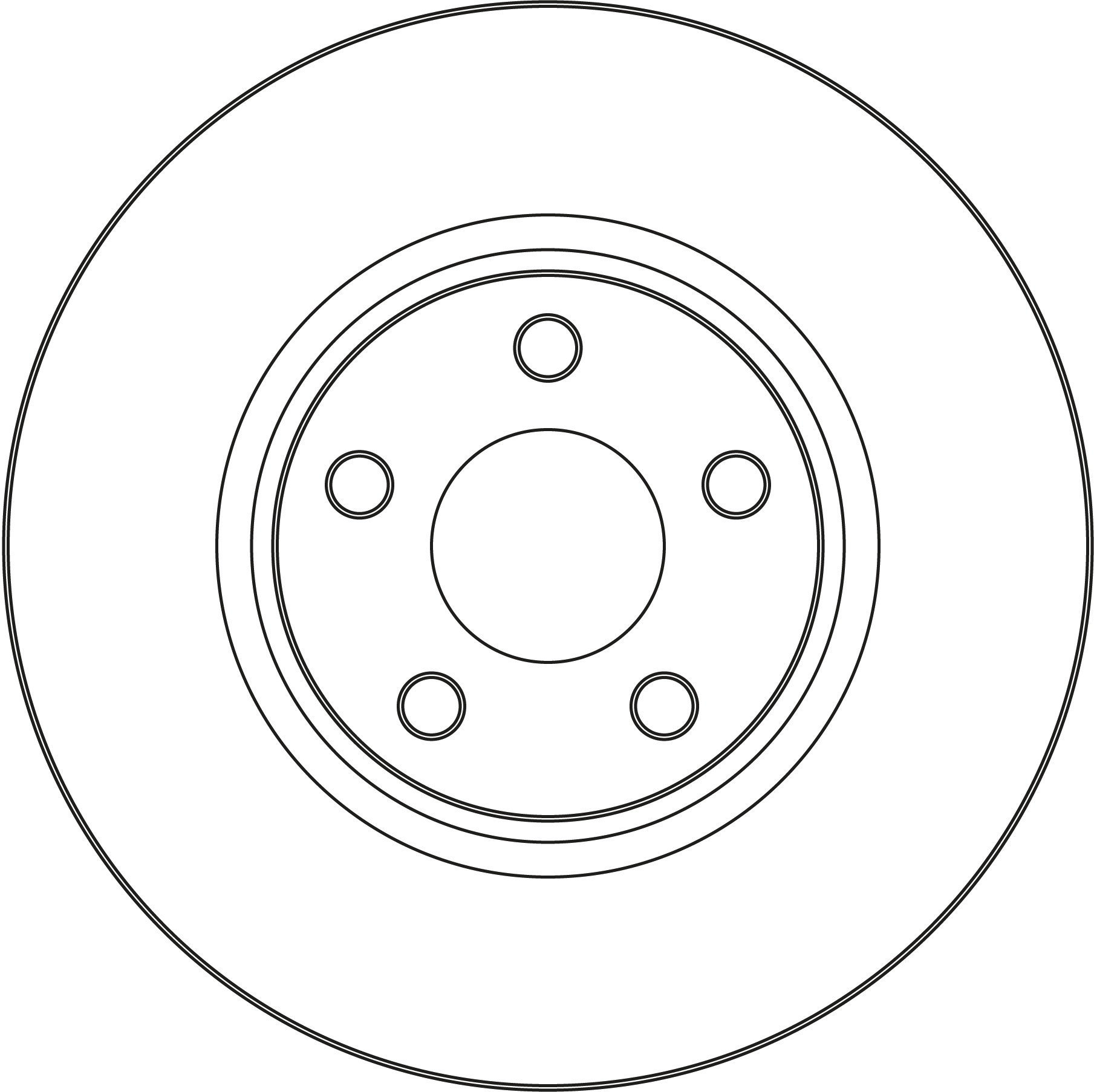 Remschijf TRW DF6854S