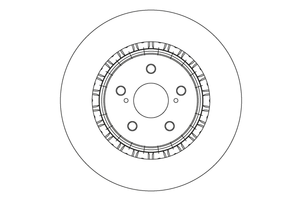 Remschijf TRW DF6858S