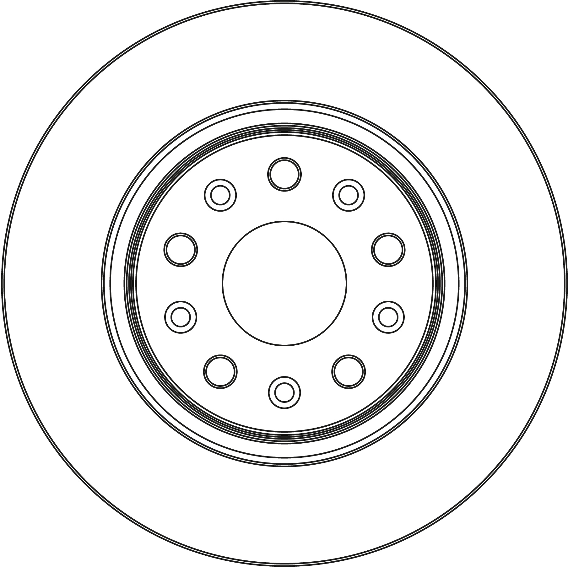 Remschijf TRW DF6869S
