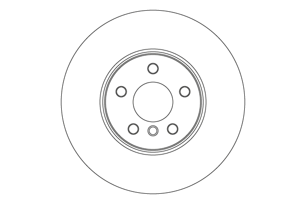 Remschijf TRW DF6899S