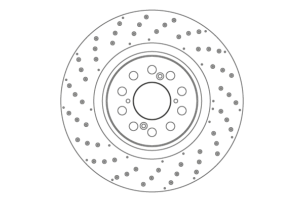 Remschijf TRW DF6931S