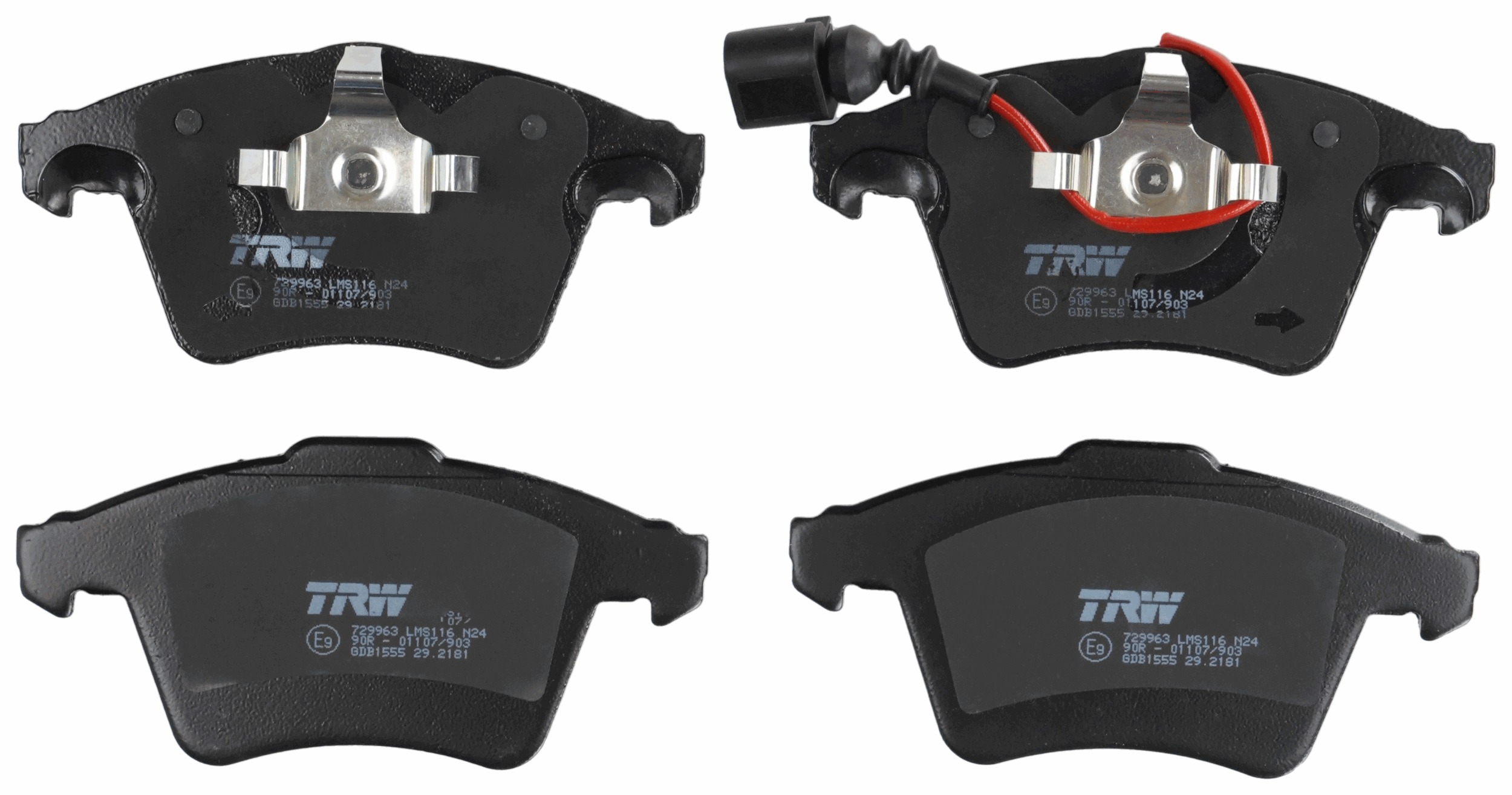 Remblokset TRW GDB1555