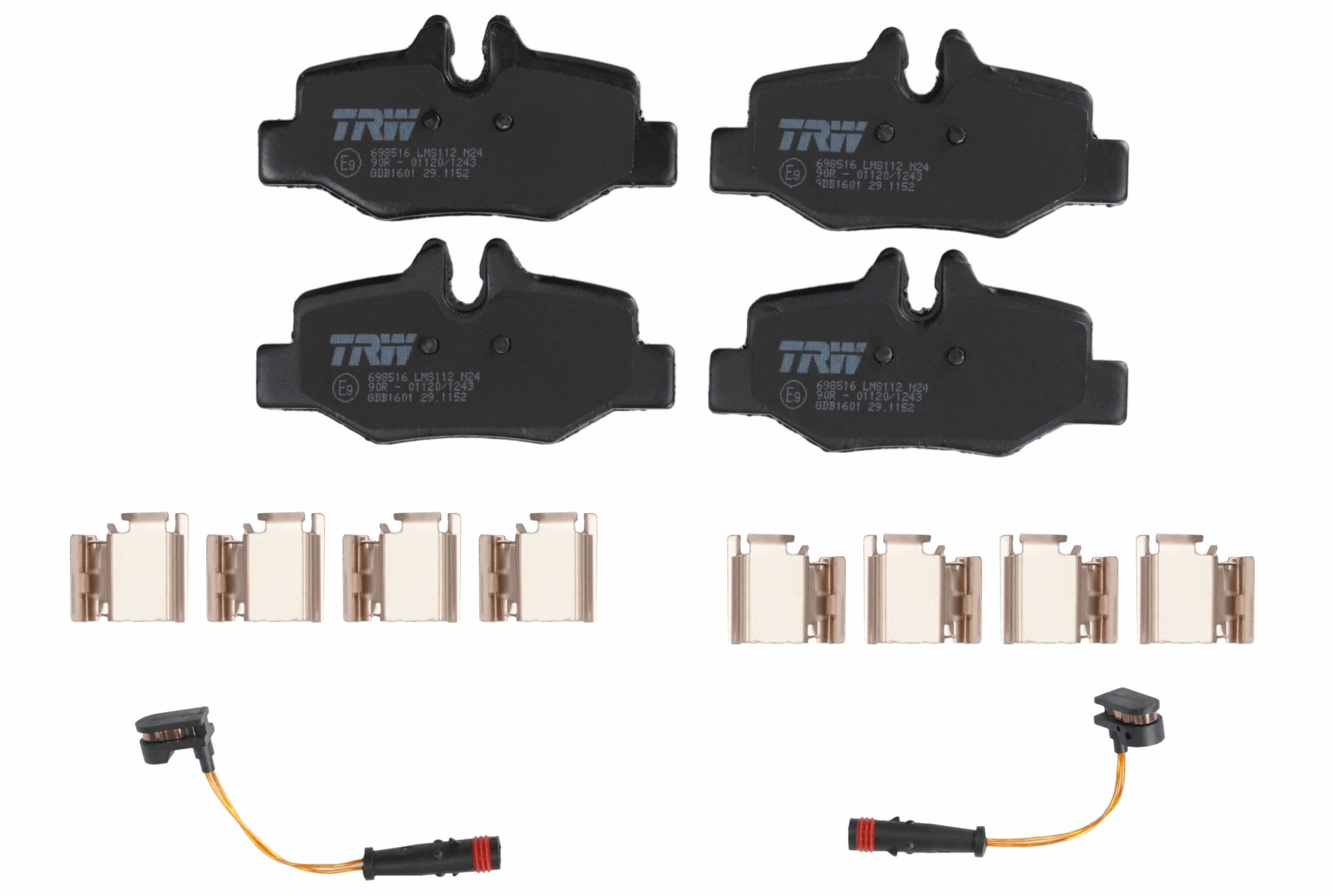 Remblokset TRW GDB1601