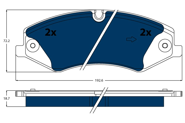 Remblokset TRW GDB1898BTE