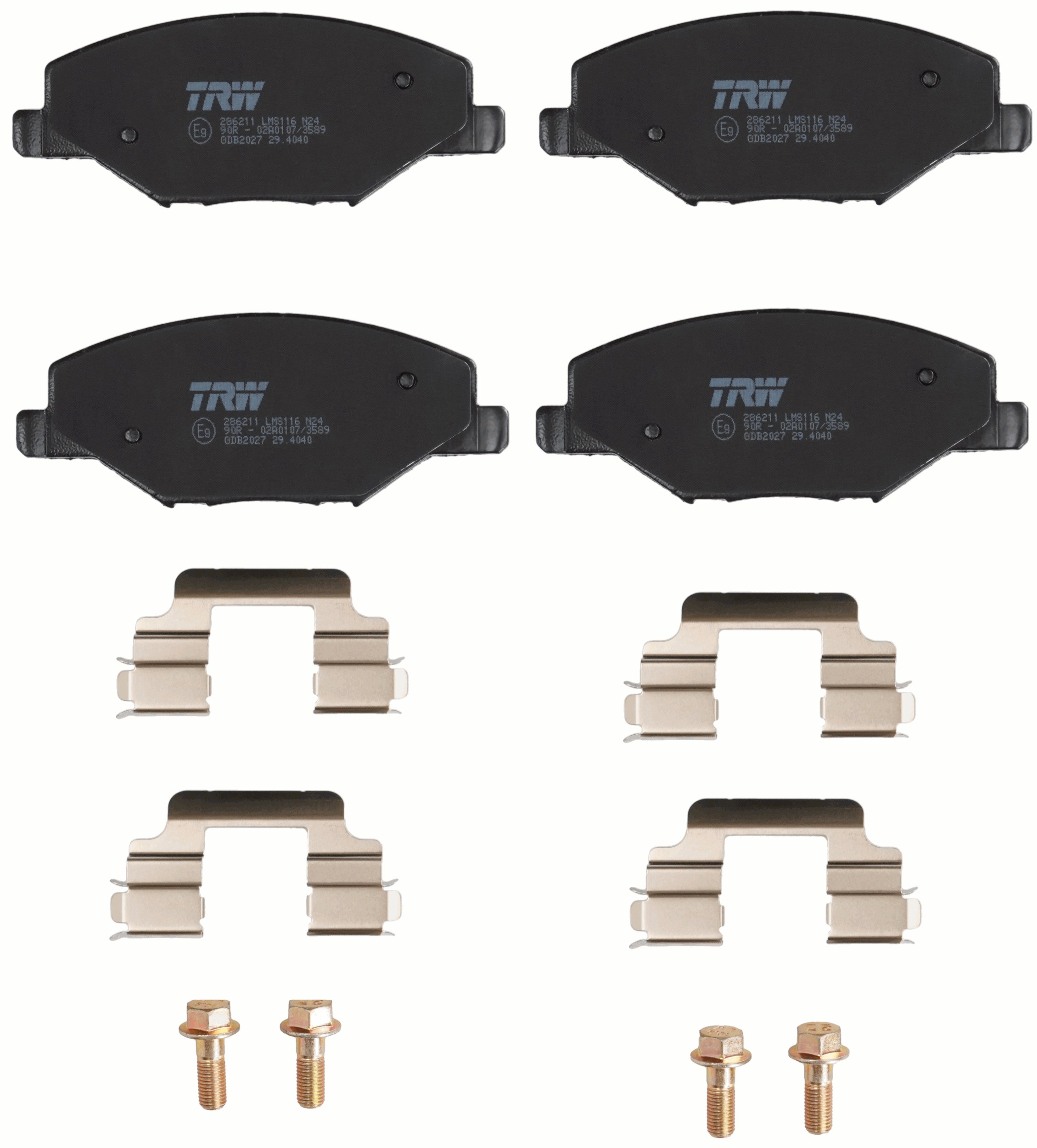 Remblokset TRW GDB2027
