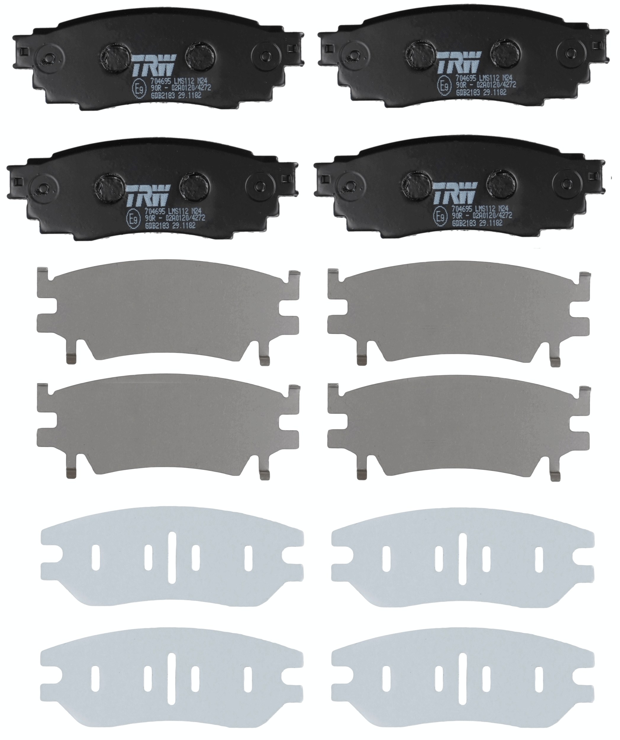 Remblokset TRW GDB2183