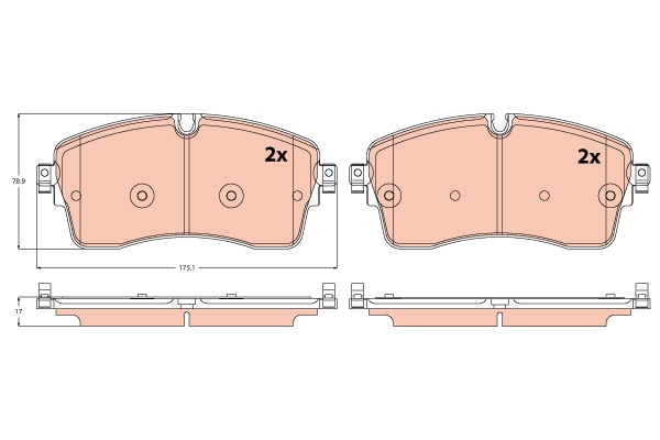 Remblokset TRW GDB2255