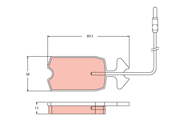 Remblokkenset, schijfrem TRW GDB2440