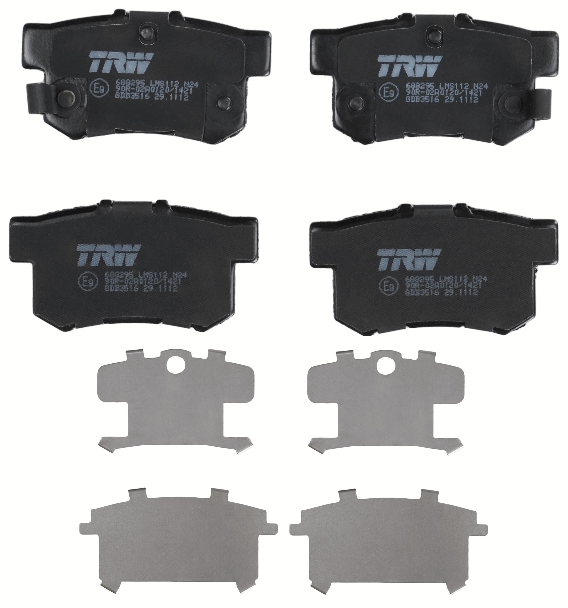 Remblokset TRW GDB3516