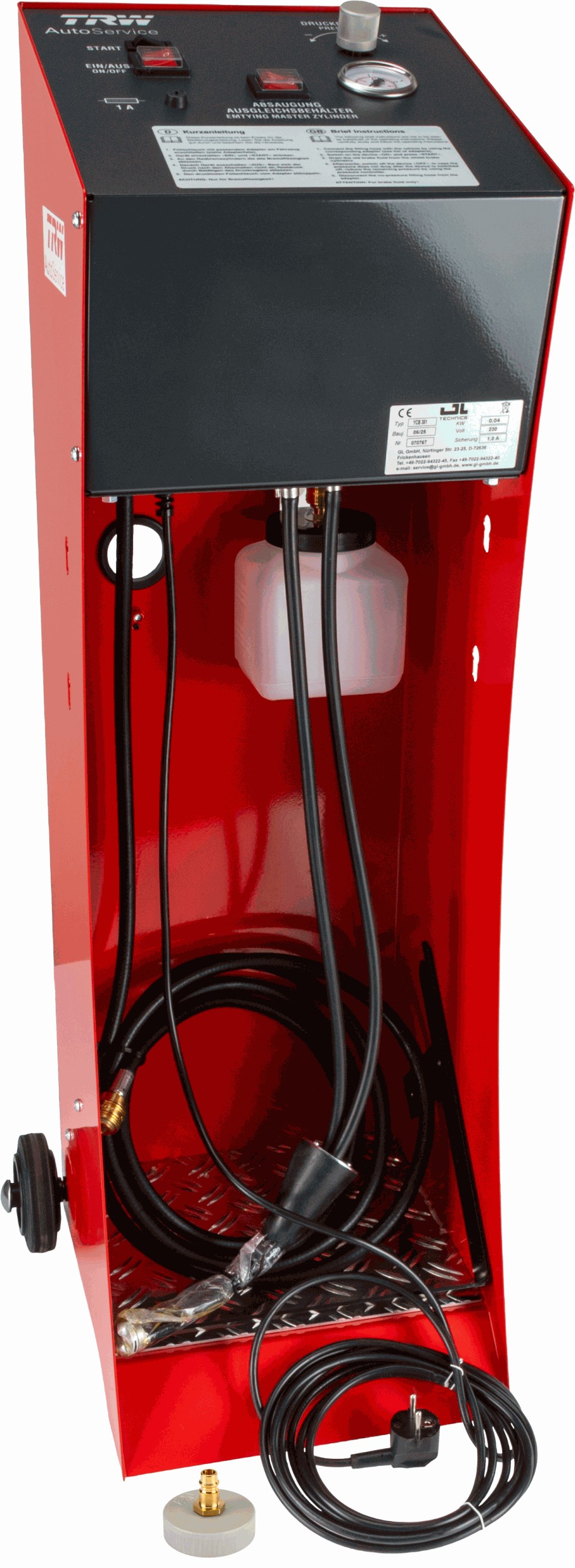 Vul- / ontluchtingsapparaat, remhydraulica TRW YCB351