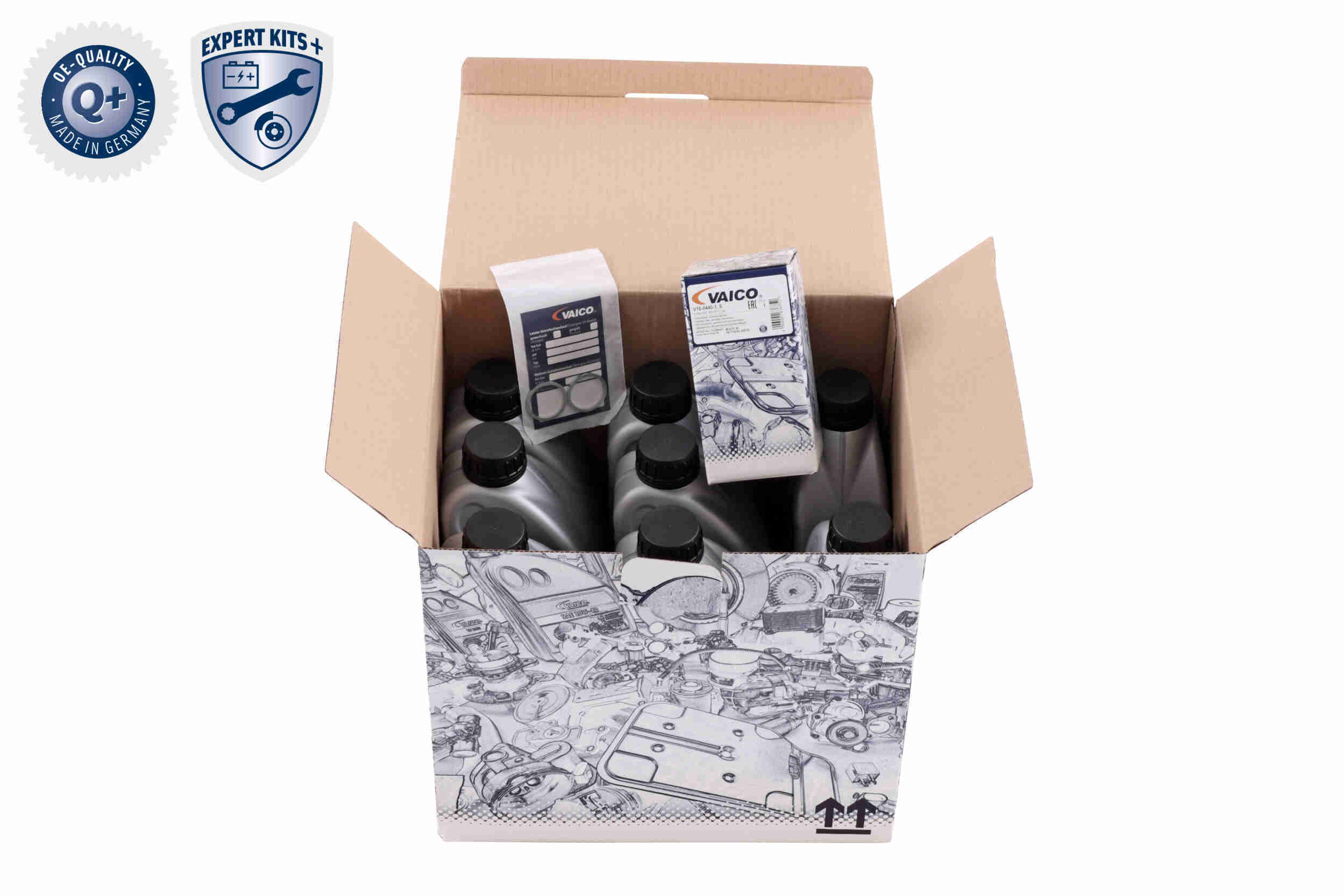 Vaico Onderd.set, olie verversen van automatische versnellingsbak V10-3025-XXL