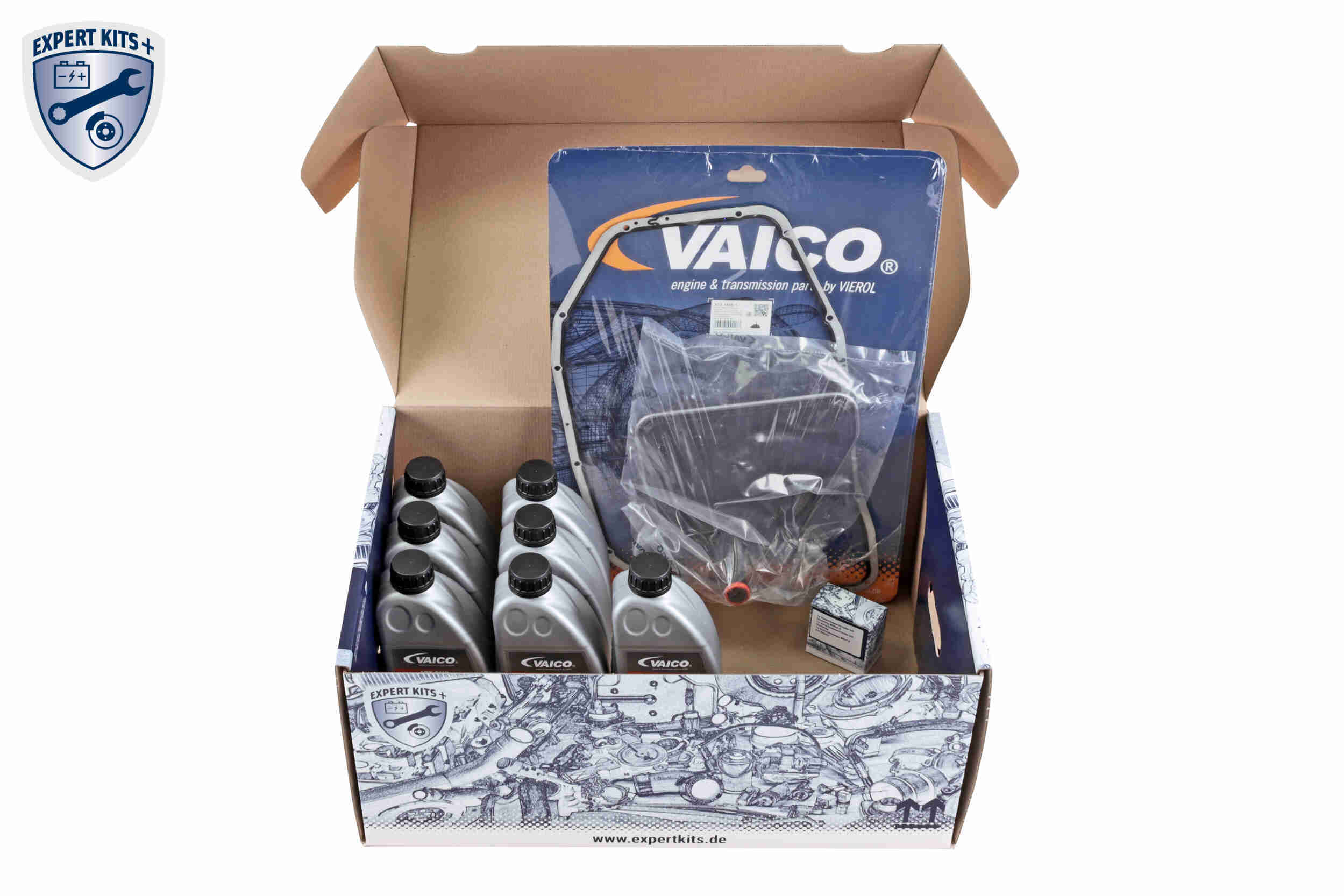 Vaico Onderd.set, olie verversen van automatische versnellingsbak V10-3216