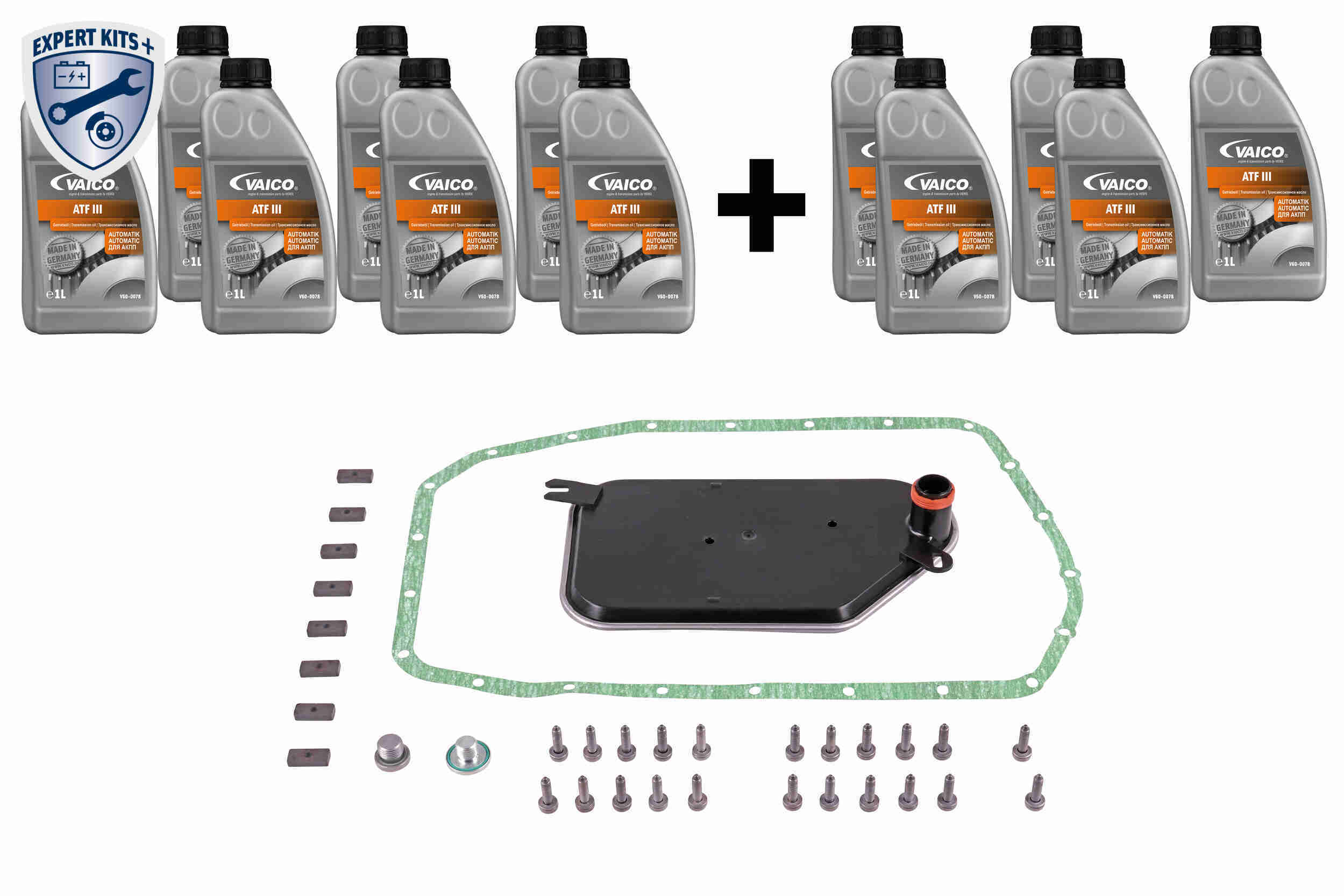 Onderd.set, olie verversen van automatische versnellingsbak Vaico V20-2085-XXL