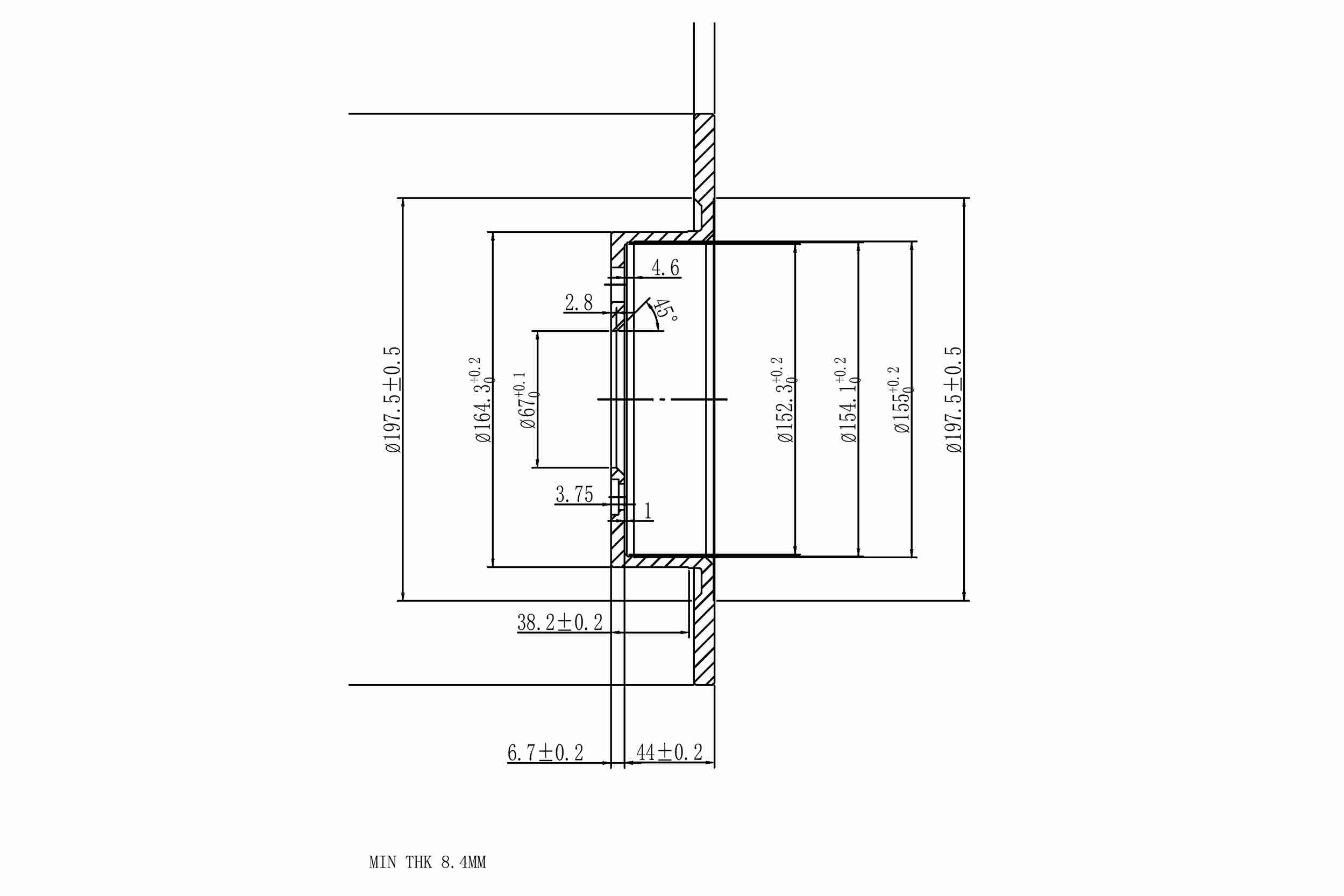 Vaico Remschijven V20-40040