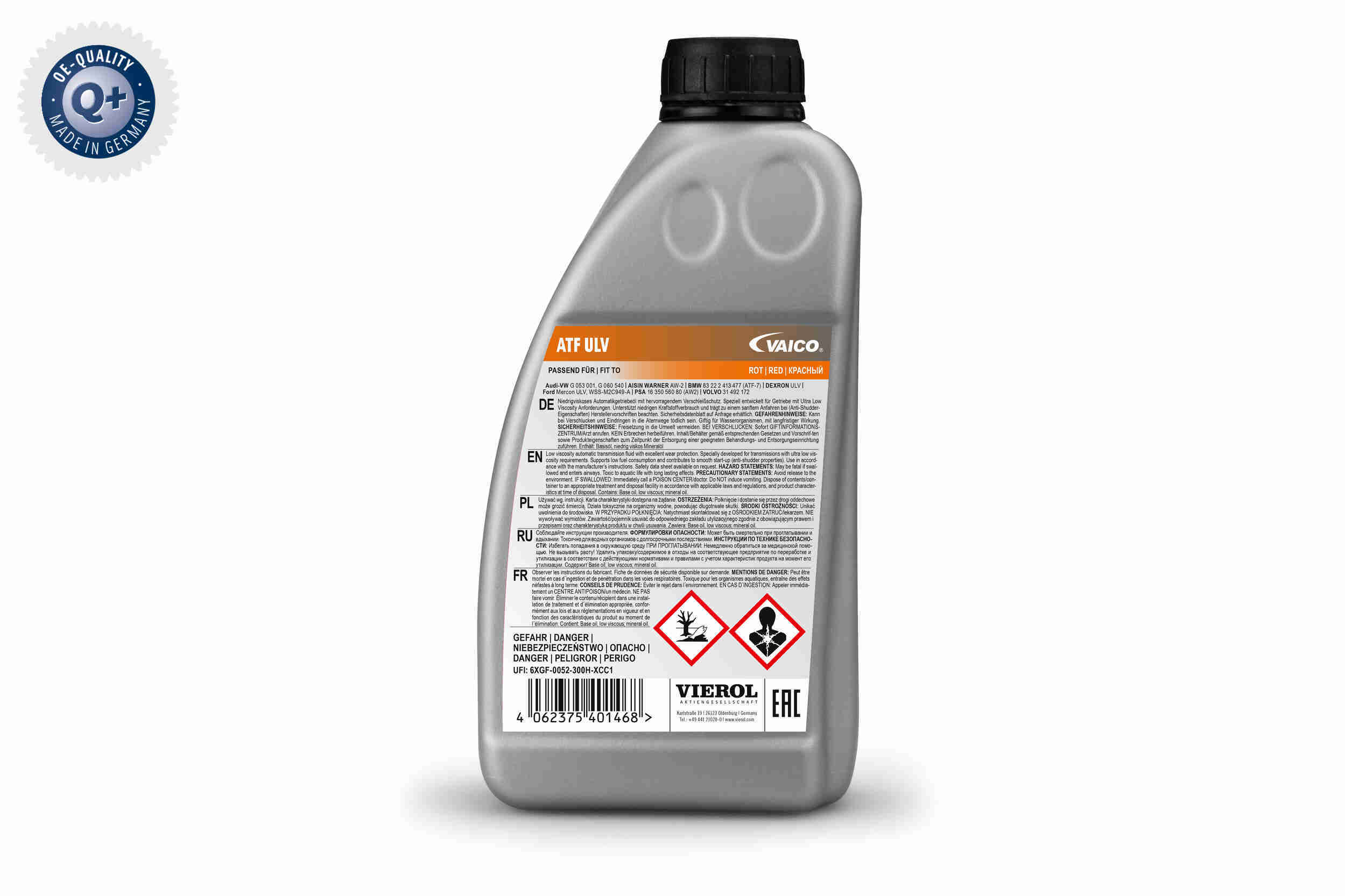 Vaico Versnellingsbakolie V60-0310