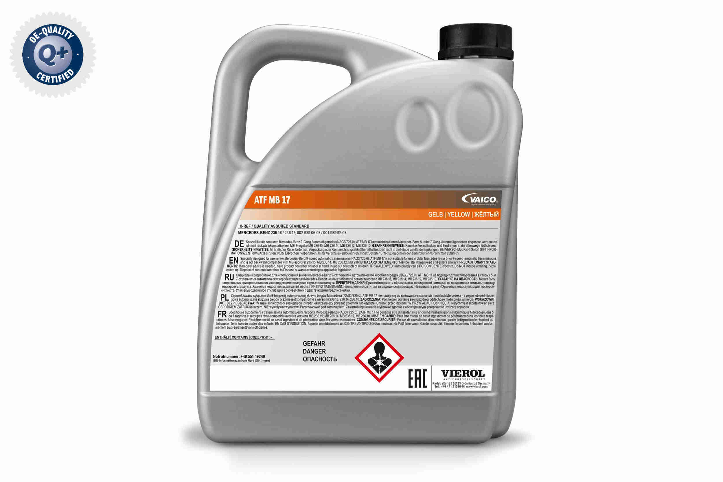 Vaico Versnellingsbakolie V60-0346
