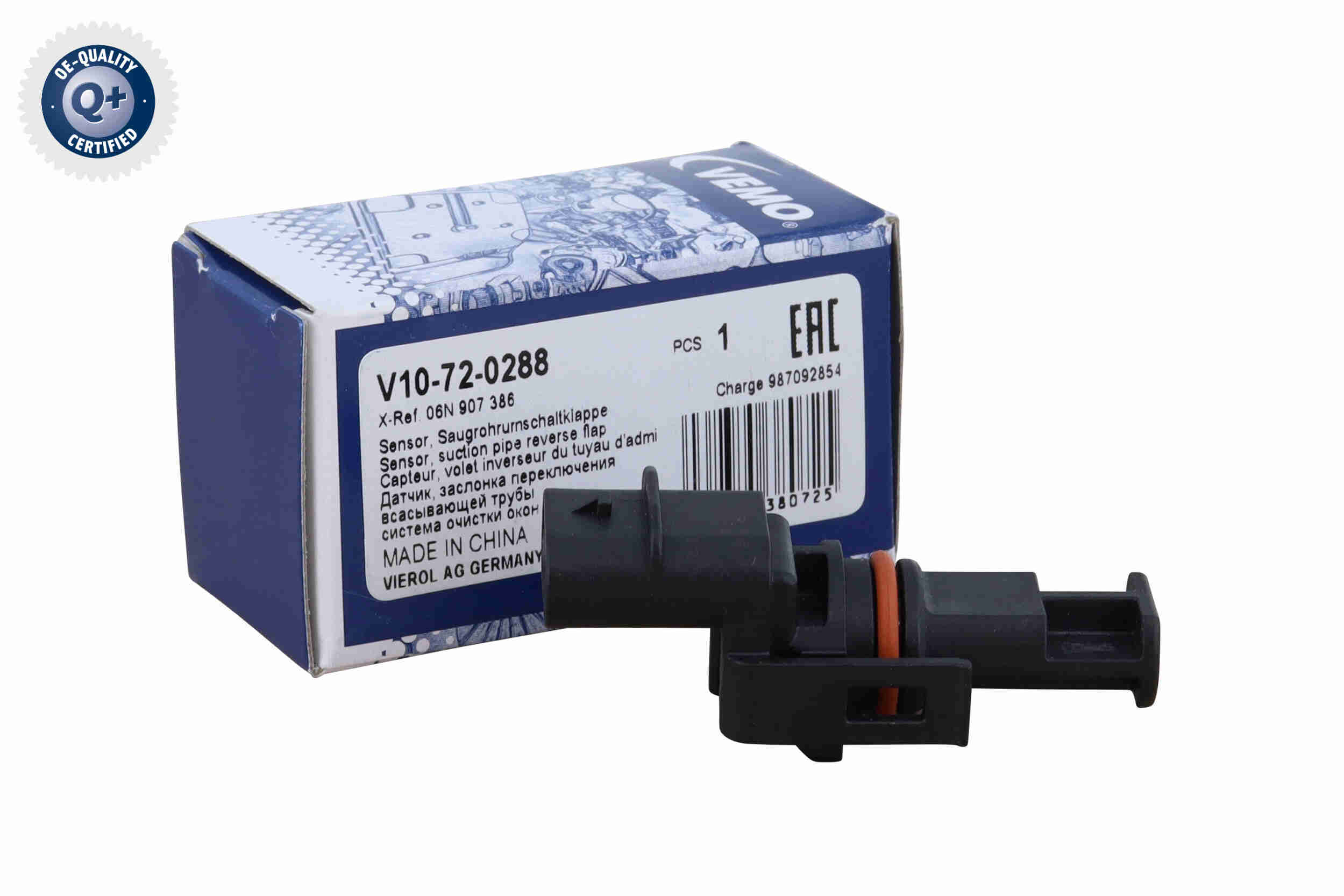 Vemo Zuigleidingregelklep sensor V10-72-0288