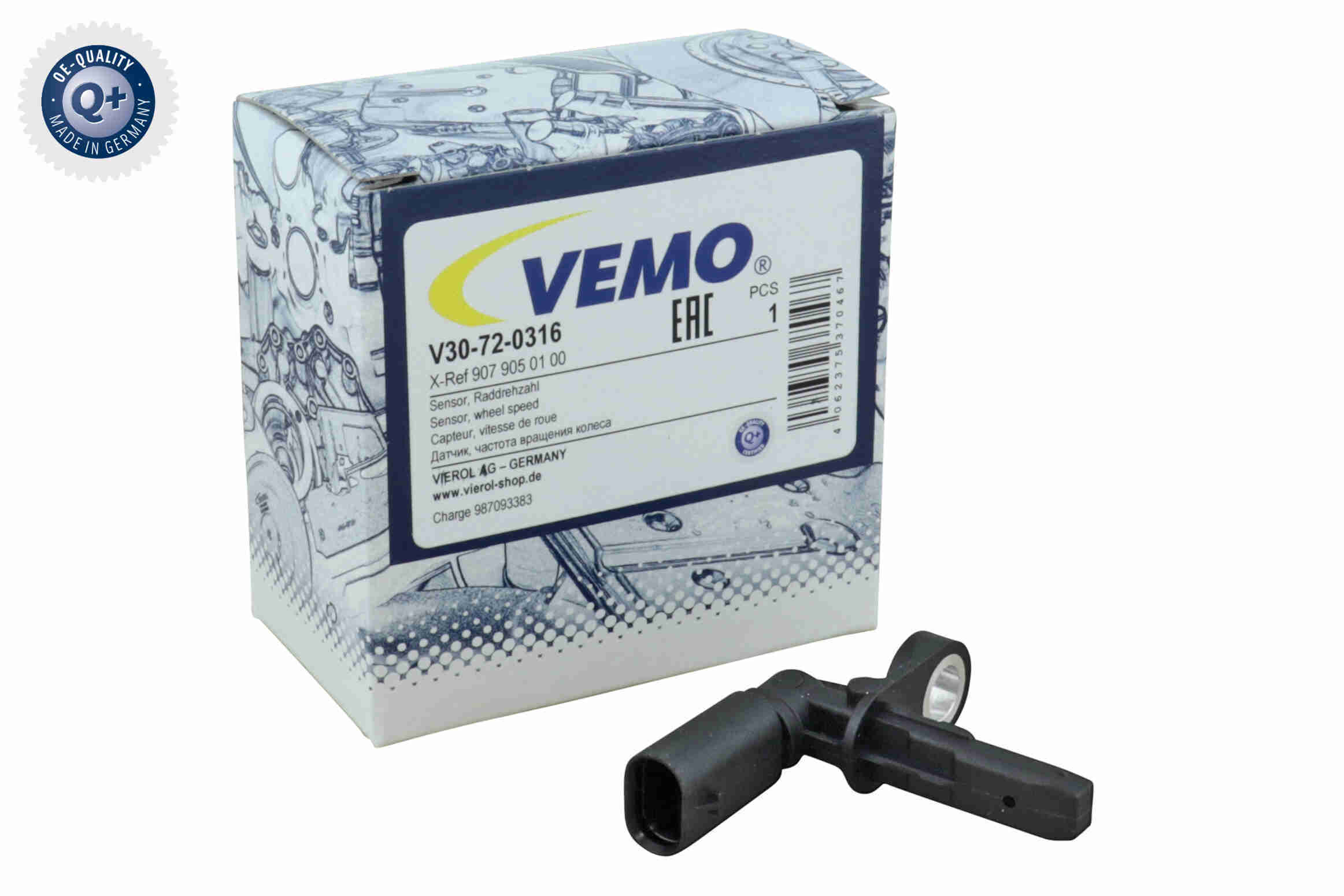 Vemo ABS sensor V30-72-0316