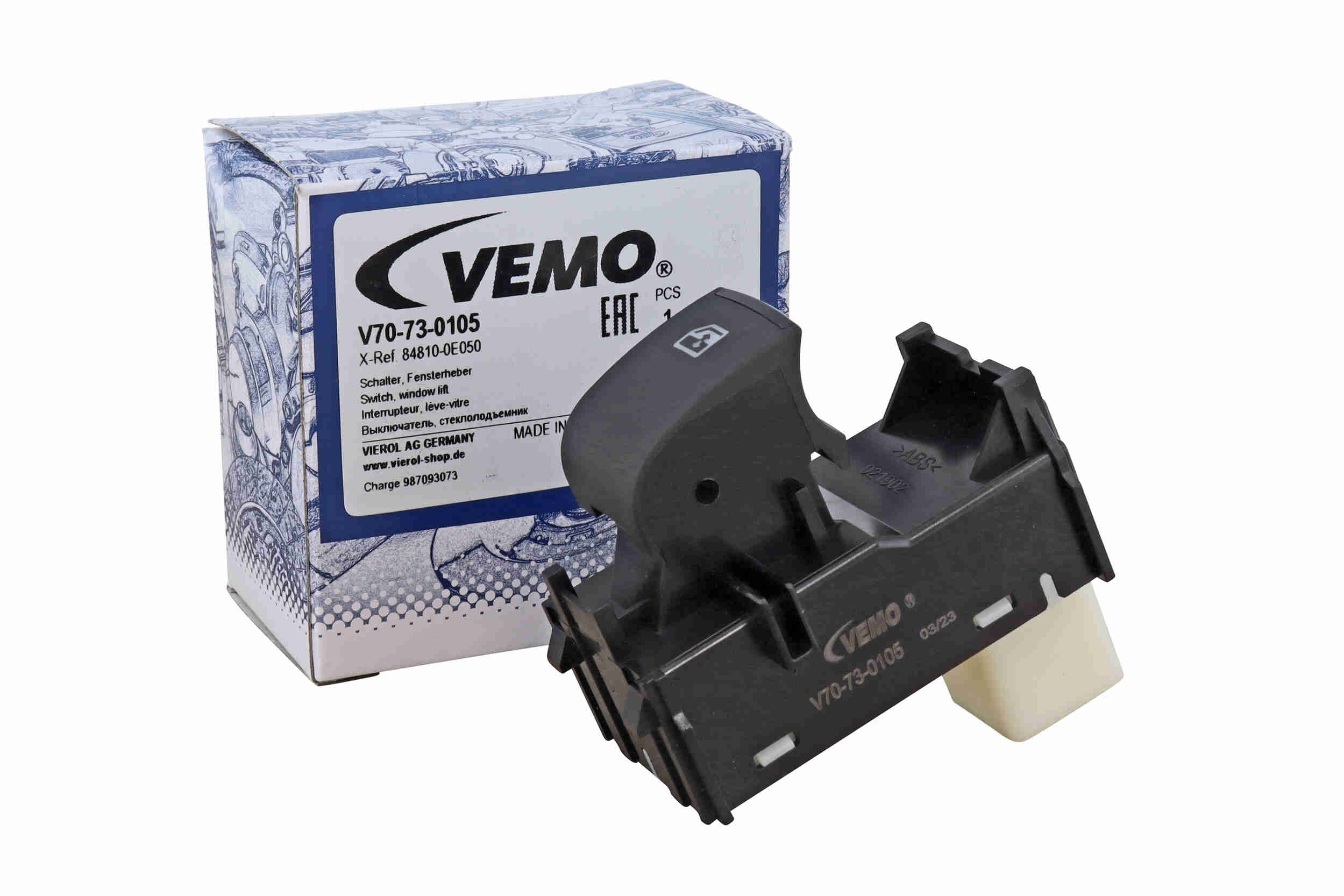 Vemo Raambedieningsschakelaar V70-73-0105