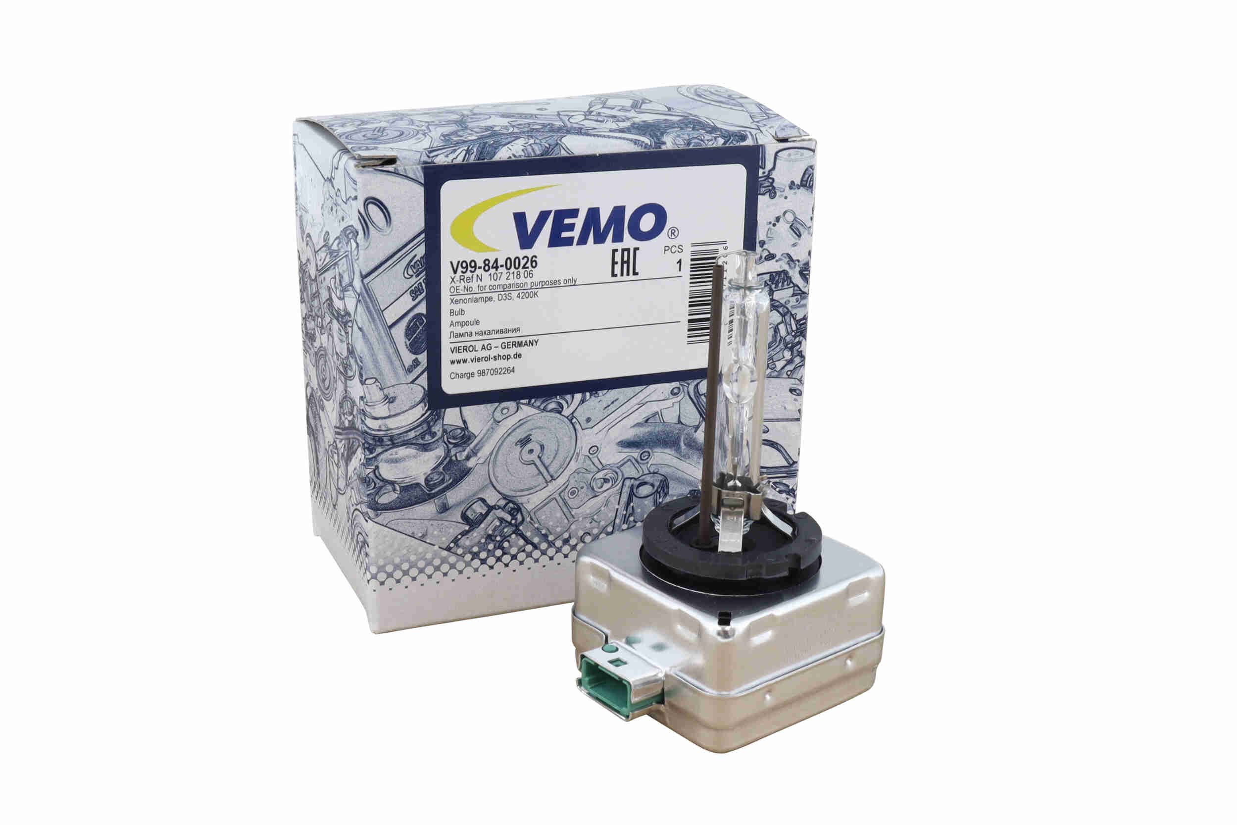 Vemo Gloeilamp, koplamp V99-84-0026