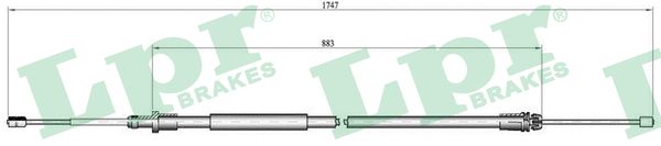 Handremkabel LPR C0100B