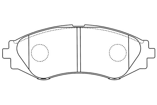 Remblokset Kavo Parts BP-1011