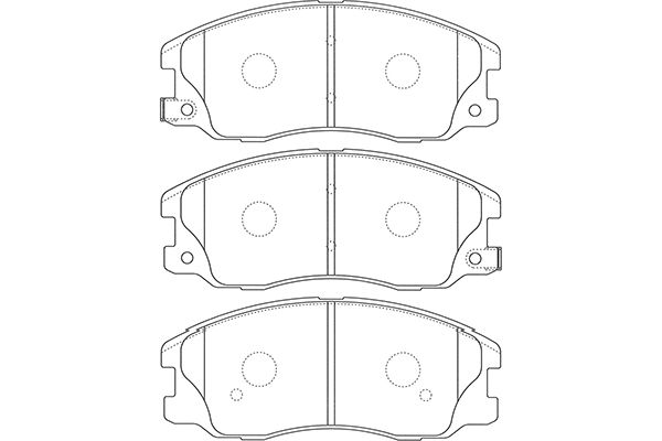 Remblokset Kavo Parts BP-1012