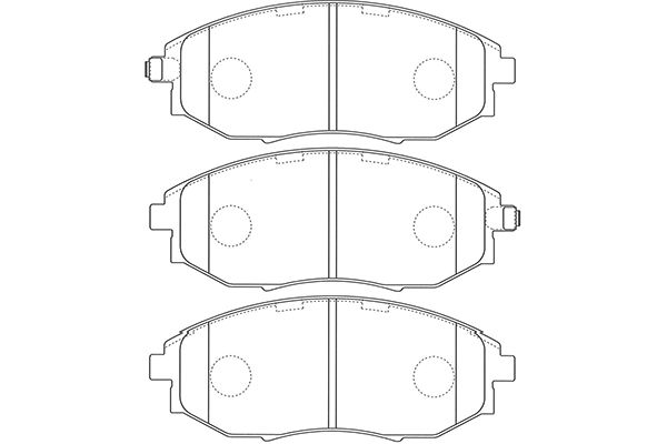 Remblokset Kavo Parts BP-1014