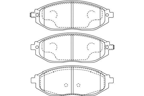 Remblokset Kavo Parts BP-1016