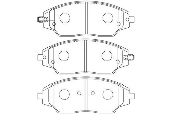 Remblokset Kavo Parts BP-1018