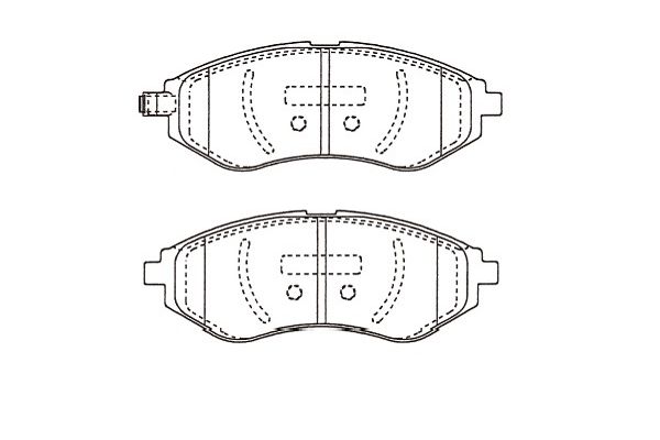 Remblokset Kavo Parts BP-1021