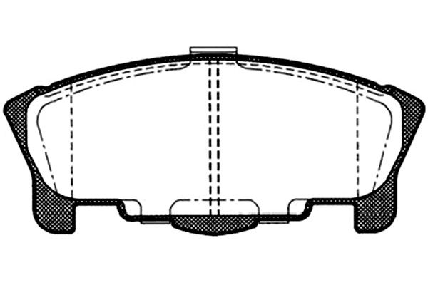 Remblokset Kavo Parts BP-1508
