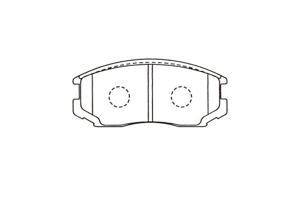 Remblokset Kavo Parts BP-1515