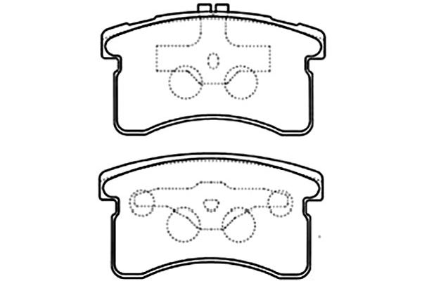 Remblokset Kavo Parts BP-1516