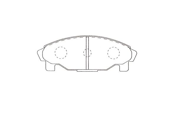 Remblokset Kavo Parts BP-1521